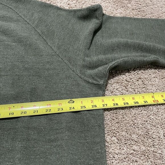 VTG Golf Sweater Womens Large Green 1/4 Zip Fleece Monterey Club Oregon Sunriver - Picture 11 of 11